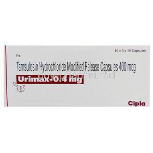 Generic Flomax, Tamsulosin 0.4 mg box