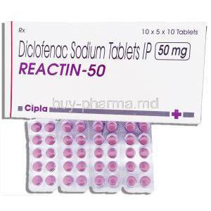 Diclofenac Sodium 50 mg tablets