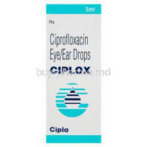 Ciplox, Ciprofloxacin EyeEar Drops 0.3% 5ml Box