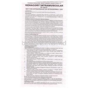 Triamcinolone Acetonde 40mg/ml 1 ml patient information sheet 1