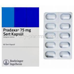 Pradaxa, Dabigatran Etexilate Mesylate 75mg