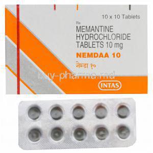 Nemdaa 10, Generic Namenda, Memantine Hydrochloride 10mg