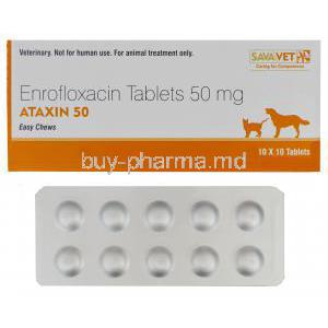 Ataxin 50, Generic Baytril, Enrofloxacin 50mg Easy Chews