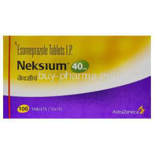 Neksium 40mg, Esomeprazole 40mg Box