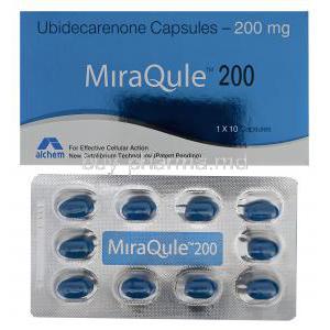 MiraQule 200, Ubidecarenone 200mg