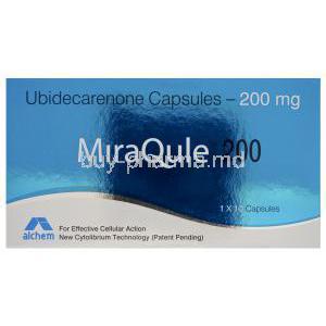 MiraQule 200, Ubidecarenone 200mg Box