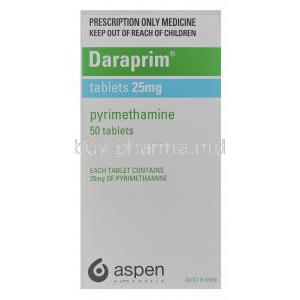 Daraprim, Pyrimethamine 25mg Box