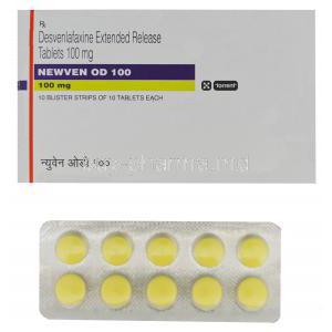 Newven OD 100, Generic PRISTIQ, Desvenlafaxine 100mg Extended Release