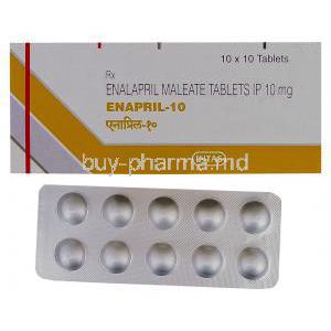 Enapril-10, Generic Vasotec, Enalapril Maleate 10mg