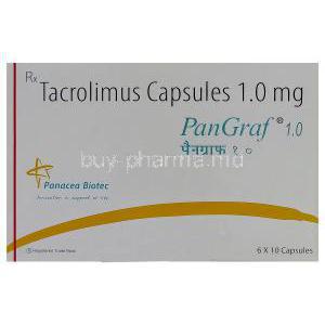 PanGraf 1.0, Generic Prograf, Tacrolimus 1mg Box