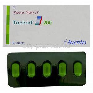 Tarivid 200, Generic Floxin, Ofloxacin 200mg