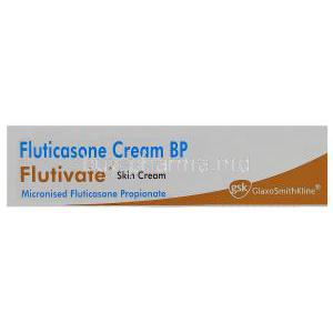Flutivate Skin Cream, Fluticasone Propionate 0.05% 10gm Box