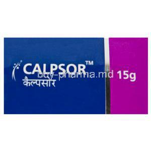 Calpsor Ointment, Generic Dovonex, Calcipotriol 0.005% 15gm Box Side