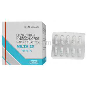 Milza 25, Generic Savella, Milnacipran Hydrochloride 25mg