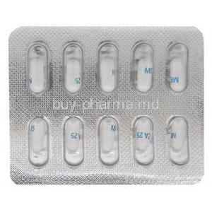 Milza 25, Generic Savella, Milnacipran Hydrochloride 25mg Capsule Strip