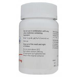 Wellbutrin XL, Bupropion Hydrochloride 300mg Extended Release Bottle Information