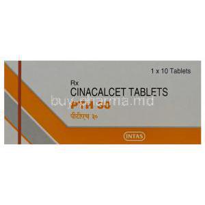 PTH 30, Generic Sensipar, Cinacalcet 30mg Box