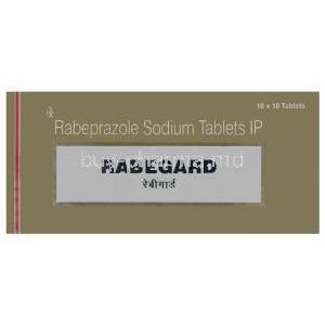 Rabegard, Generic Aciphex, Rabeprazole Sodium 20mg Box