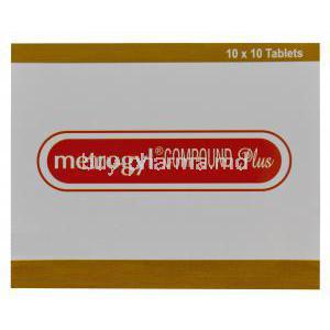 Metrogyl Compound Plus, Ornidazole 250mg Diloxanide Furoate 375mg Simethicone 25mg Box Top