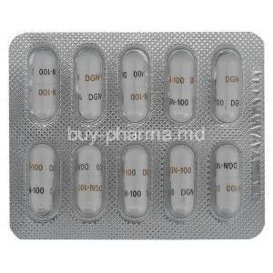 Danogen-100, Generic Danocrine, Danazol 100mg Capsule Strip