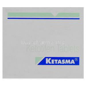 Ketasma, Generic Zaditen, Ketotifen 1mg Box