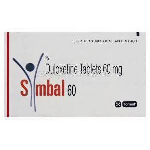 Simbal, Generic  Cymbalta, Duloxetine 60 Mg (Torrent)