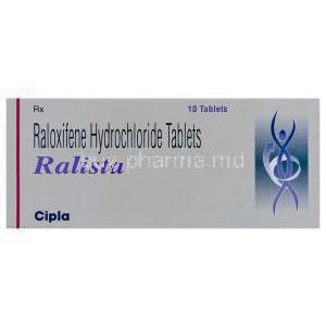 Generic  Evista, Raloxifene 60 mg box