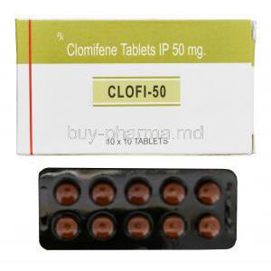 Clofi-50, Generic Clomid, Clomifene Citrate 50mg