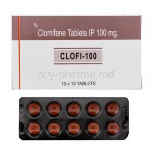Clofi-100, Generic Clomid, Clomifene Citrate 100mg