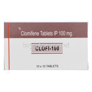 Clofi-100, Generic Clomid, Clomifene Citrate 100mg Box