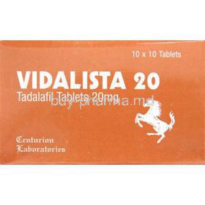 Vidalista 20, Tadalafil 20mg Box