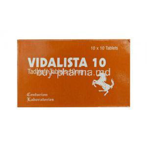 Vidalista 10, Tadalafil 10mg Box