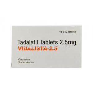 Vidalista-2.5, Tadalafil 2.5mg Box