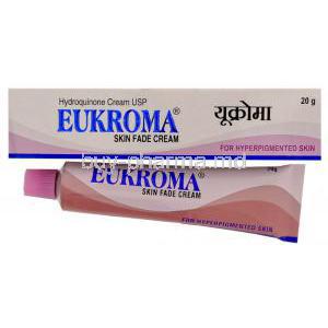 Generic Eldopaque Forte, Hydroquinone Cream and box