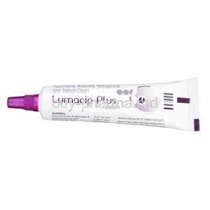 Lumacip Plus Cream, Fluocinolone 0.01% Hydroquinone 4% Tretinoin 0.05% 15 gm Cream Tube