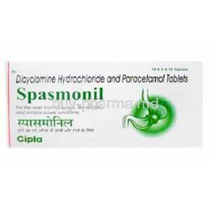 Dicyclomine Hydrochlorde/ Paracetamol