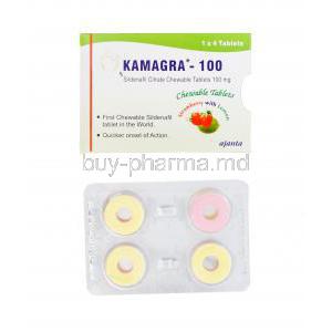 Kamagra Chewable, Sildenafil Citrate