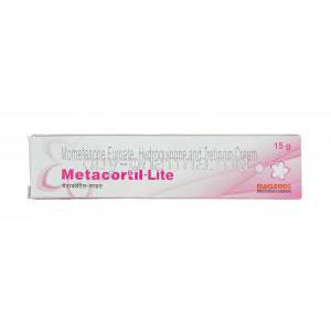 Metacortil-Lite, Generic Melacare, Hydroquinone 2% Tretinoin 0.025% Mometasone Furoate 0.1% Cream 15gm Box