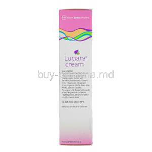Luciara Cream, Safe-guards againt Stretch Marks 50gm Box Ingredients