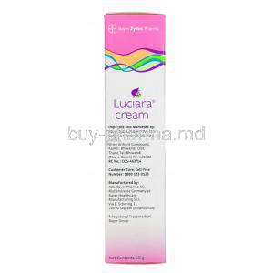 Luciara Cream, Safe-guards againt Stretch Marks 50gm Box Manufacturer Bayer Pharma