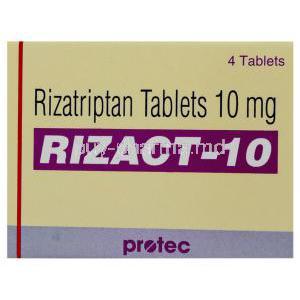 Generic   Maxalt, Rizatriptan 10 mg box