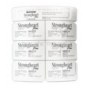 Strongheart plus, Ivermectin Pyrantel Chewable Tablets 23-45kg blister pack