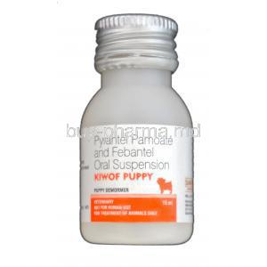 Kiwof Puppy, Pyrantel Febantel Oral Suspension bottle manufacturer