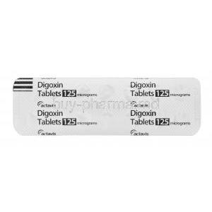 Digoxin 0.125mg packaging