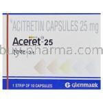 Aceret, Generic Soriatane Acitretin, Box