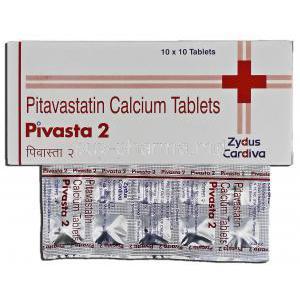 Pivasta 2, Generic Livalo, Pitavastatin Calcium Tablet