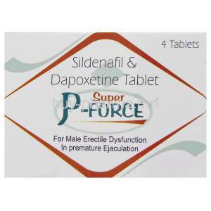 Super P Force, Sildenafil /Dapoxetine 100 mg / 60 mg box