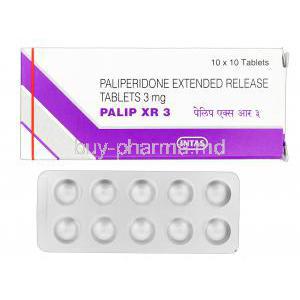 Palip XR 3,  Generic Invega, Paliperidone XR 3mg