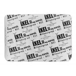 Ixel, Milnacipran 50mg packaging