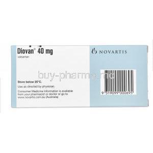 Diovan, Valsartan 40mg Novartis